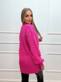 Strickjacke-Set mit fuchsiafarbenem Oberteil BS235 – Online-Shop – Boutique